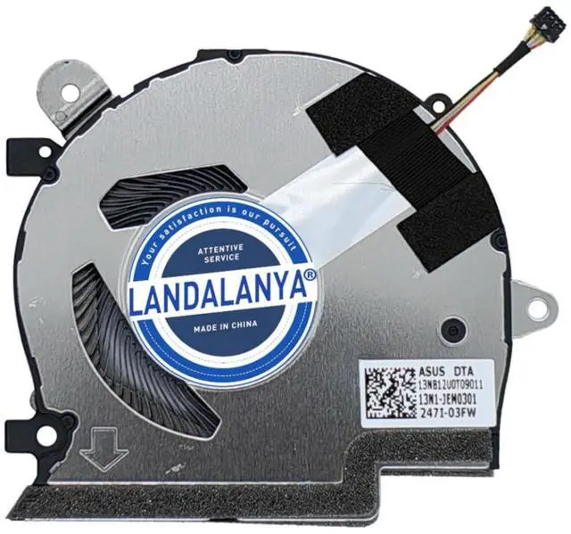 Alt view image 4 of 4 - LANDALANYA Replacement New CPU Cooling Fan for ASUS UX8406 UX8406M UX8406MA UX8406C UX8406CA Series ND55C0W-23G14 ND65C33-24A03 DC5V 0.50A Fan