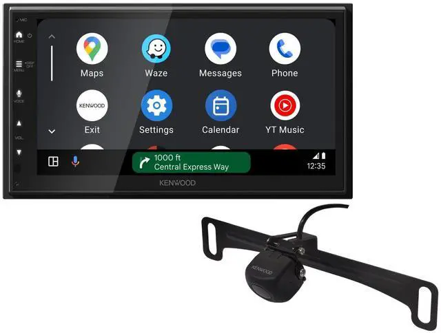 Main image of KENWOOD DMX50S 6.8" Capacitive Touchscreen Digital Multimedia Receiver ^^ Plus KENWOOD CMOS-230LP Universal Backup Camera