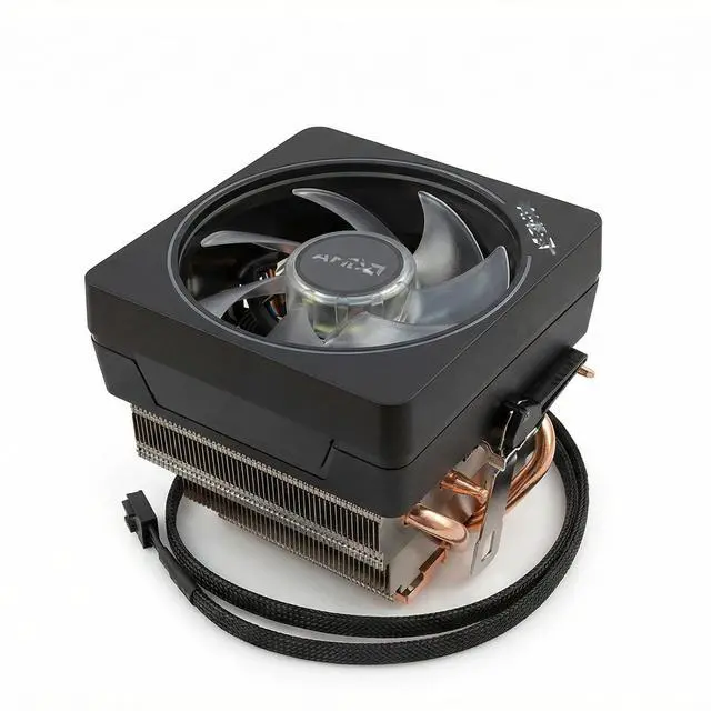 Alt view image 3 of 5 - Wraith Prism CPU Cooler with RGB LED Ryzen 7 Fan Copper Core Heatsink Compatible with AMD AM4/AM5 CPUs Socket Ryzen 7 1700X/1800X/5700X/5800X/6700X/7700X/7800X/8700X/8800X/9700X Cooler