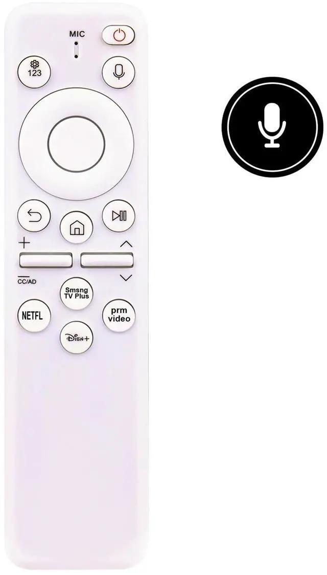 Alt view image 3 of 5 - BN59-01456D Voice Replace Remote Applicable for Samsung Smart TV QN85LS03DAFXZA QN85LS03DDFXZA QN55LS01DAFXZA QN43LS03DDFXZA QN50LS03DAFXZA QN75LS03DAFXZA LS43DM703UNXZA QN43LS03DAFXZA QN75LS03D