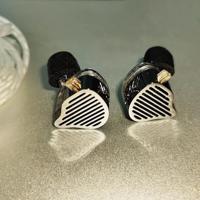 Alt view image 3 of 5 - KZ x HBB PR2 in Ear Monitor Earphones 13.2mm Planar Magnetic Driver HiFi Wired Headphone Noise Cancelling IEM Earbuds with Detachable 2 Pin Silver-Plated Cable for Audiophile (Without Mic)