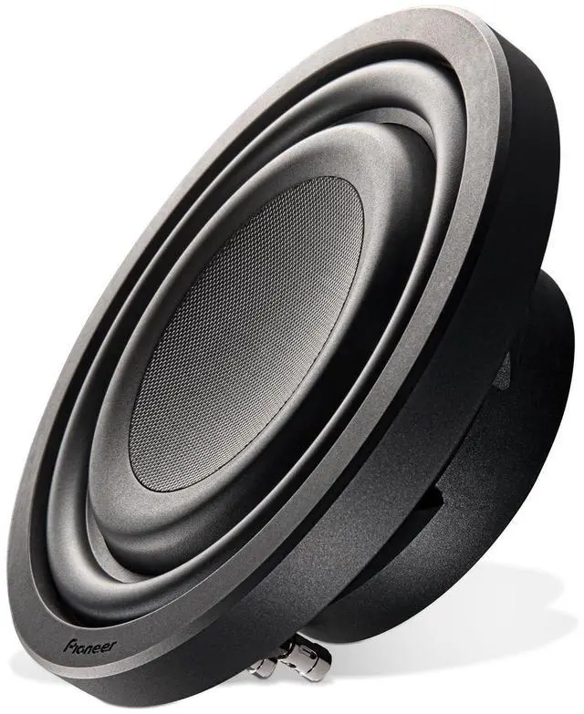 Main image of PIONEER Z-Series TS-Z10LS4 10 Premium Subwoofer 1300W Max, Shallow-Mount Design, Deep Bass in Tight Spaces, Compact, Slim, Truck/Car Subwoofer