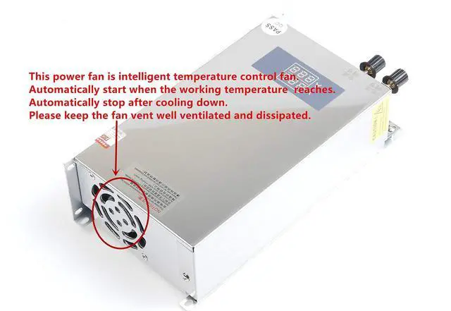 Alt view image 5 of 5 - LIVISN Adjustable DC Power Voltage Converter AC 110V to DC 0-60V 0-17A Module 60V 17A Switching Power Supply Digital Display 1000W Voltage Regulator Built in Cooling Fan (0-60V 0-17A)