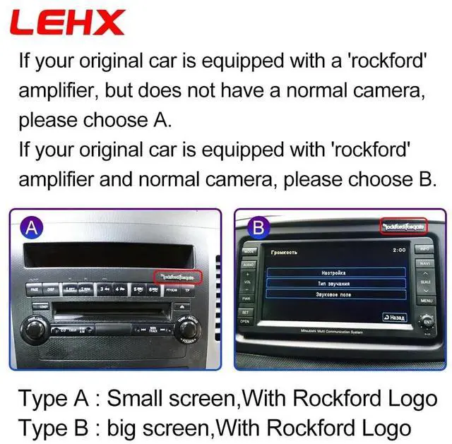 Alt view image 4 of 5 - Fits for Mitsubishi Pajero Outlander Lancer Mirage Attrage 2014-2019 Support Rockford Amplifier OEM Backup Camera with XP canbus Car Radio Stereo Retrofit Wiring Harness Adapter
