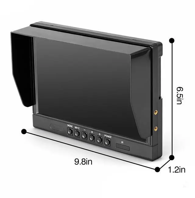 Alt view image 2 of 2 - WOOCARTY 10.1-inch Single Monitor with Four Camera Interfaces, Compatible with Model Y4 Backup Camera System. Please Consult The Seller to Confirm Compatibility Before Purchase. (Model: Y4M)