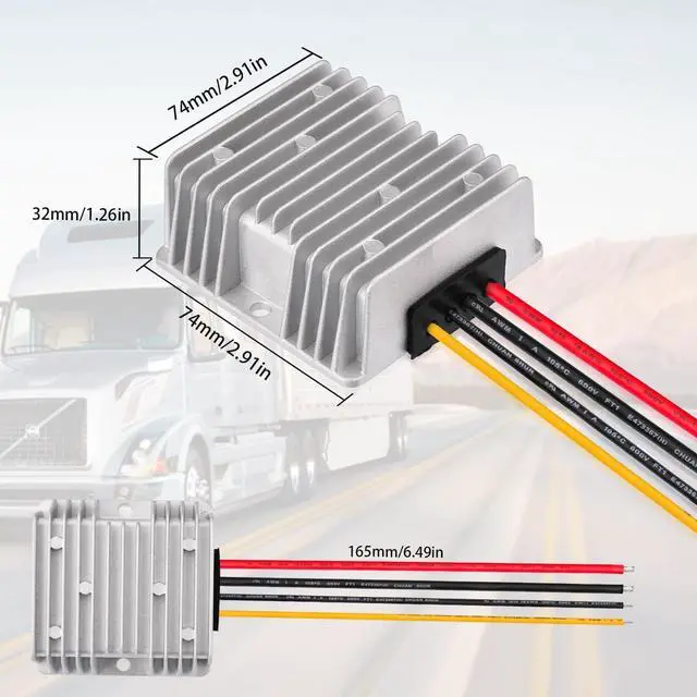 Alt view image 4 of 5 - 24V to 48V DC Step UP Converter for Starlink,ELFCULB 3A 144W Power Supply Voltage Booster Converter Regulartor