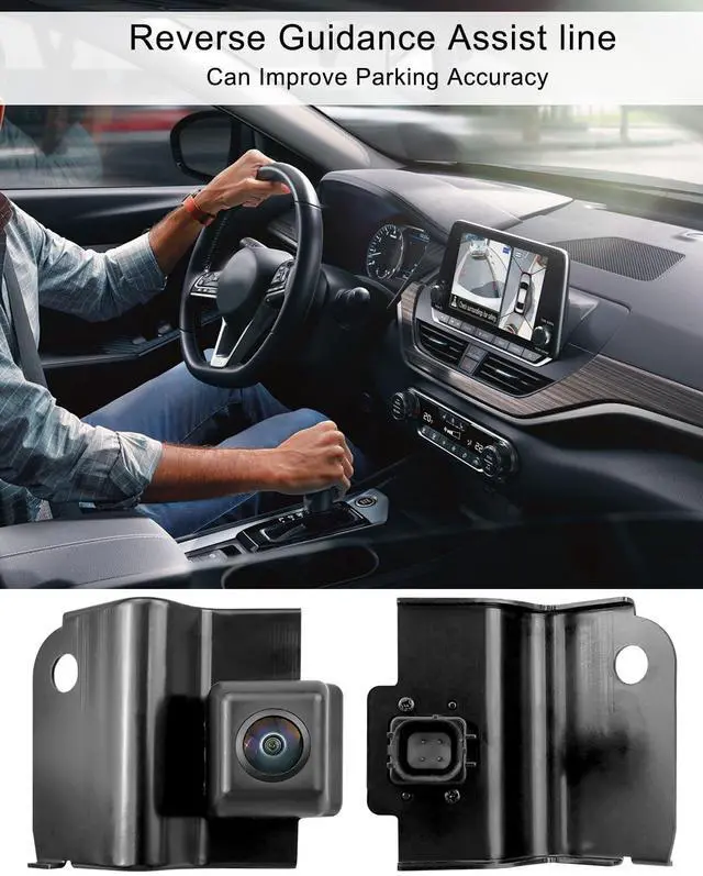 Alt view image 2 of 5 - Rear View Backup Camera Replace 86790-35040 8679035040 Fit for Toyota FJ Cruiser 2009-2014, High-Definition Parking Assist Camera 170 Ultra-Wide Angle