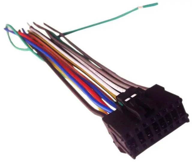 Main image of Pioneer AVH-X2500BT / AVH-X2600BT / AVH-X4500BT / AVH-X4600BT 16 Pin Radio Dual Stereo Wiring Harness Power Plug