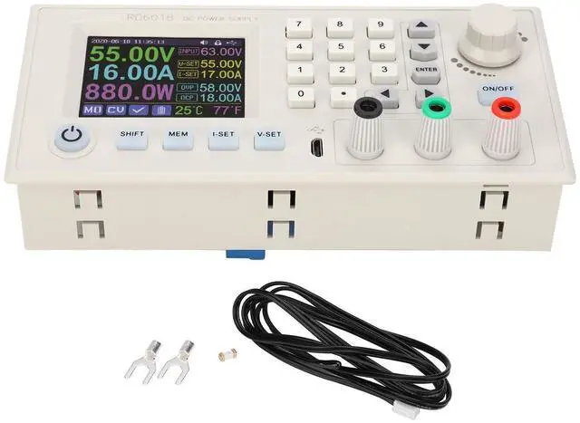 Main image of CNC DCDC Buck Module, Buck Boost Supply, Adjustable Adapter Step Up and Down 6-70V to 0-60V(RD6018)