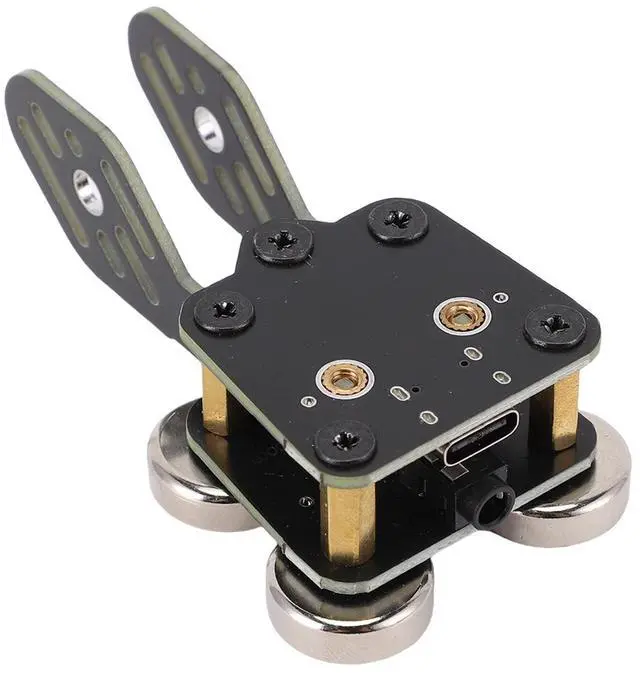 Alt view image 4 of 5 - Eujgoov CW Key, Quick Response Double Paddle Morse Code Key with Magnetic Base, 3.5mm Jack Type C Port for Smartphone Computer Ham Radio