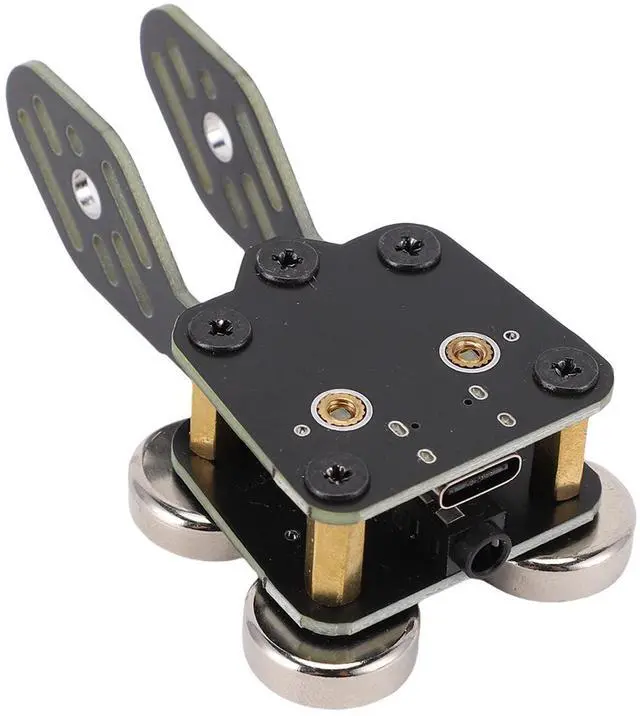 Alt view image 5 of 5 - Eujgoov CW Key, Quick Response Double Paddle Morse Code Key with Magnetic Base, 3.5mm Jack Type C Port for Smartphone Computer Ham Radio