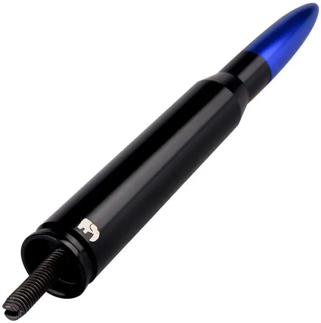 Main image of ONE250 50 Cal Caliber Bullet Style Antenna, Compatible with GMC Sierra (2000-2024), GMC Canyon (2015-2024), GMC Acadia (2007-2019), GMC Terrain - Designed for Optimized FM/AM Reception (Blue)