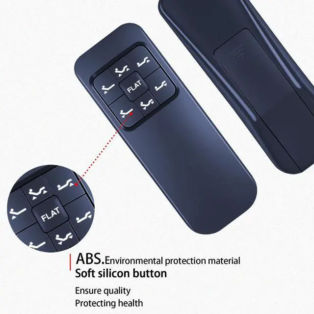 Alt view image 3 of 5 - RYQIF Replacement Remote Control for Naomi Home 12811G 12811-02, Richmat HJC25 HJC26, Dr. Oz NL200UB 127780C180201 Control Box 127780C180169 NL200U Adjustable Bed Base