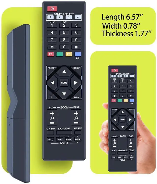 Alt view image 5 of 5 - RYQIF Replacement Remote Control Intended for PTZOptics IR Conferencing Camera PT20X-USB-GY-G2 K2, PT12X-USB-GY-G2, 20X-SDI