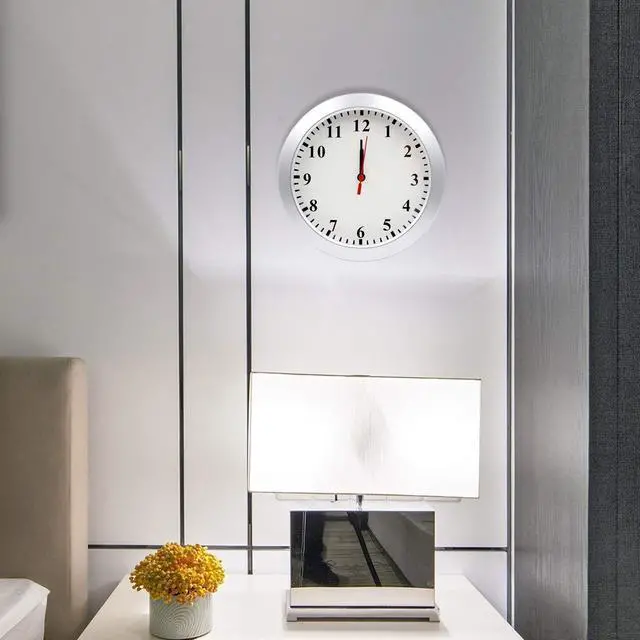 Alt view image 4 of 5 - Pelay Hidden Camera Detector Wall Clock 1080P No WiFi Security Camera Nanny Cam Video Recorder with Motion Detection, No Audio Home/Office Surveillance