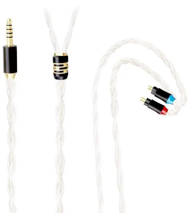 Main image of Tirstrup 2 Pin IEM Earphone Cable for Inear Monitor-Silver Plated Copper Connector 2Pin 0.78mm /MMCX/Sens IE80/IE40Pro/IE100/IE300/ATH-E40/E50/IM50/IM70 (4.4mm)