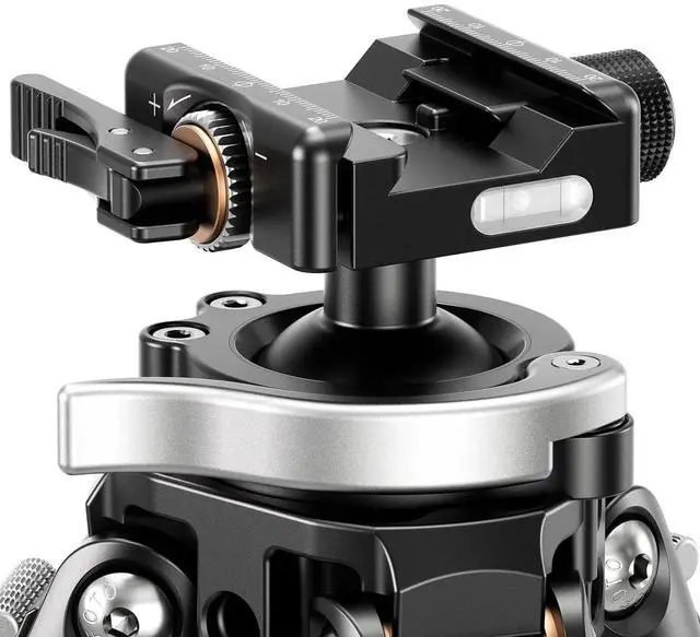 Alt view image 2 of 5 - Leofoto STO-322CX Inverted Carbon Fiber Tripod for Hunting/Shooting, 36mm Durable Sand-Proof Leg, Integrated Lever-Release Ball Head, Compatible with Arca & Picatinny