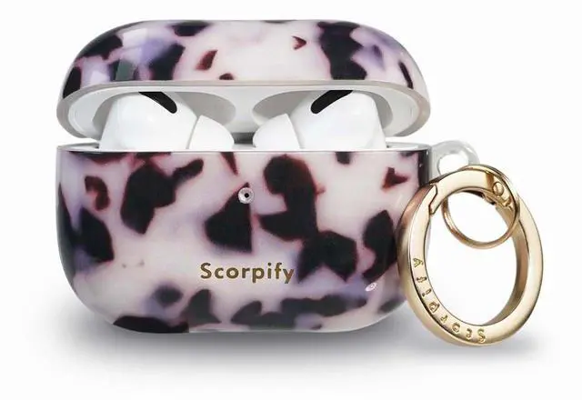 Alt view image 2 of 5 - SCORPIFY for AirPods Pro 3 Case (3rd Generation, 2025) with Keychain, Compatible with Apple AirPod Pro 3, Cute Protective Hard Shell Cover, Wireless Charging Earbuds Case for Women -