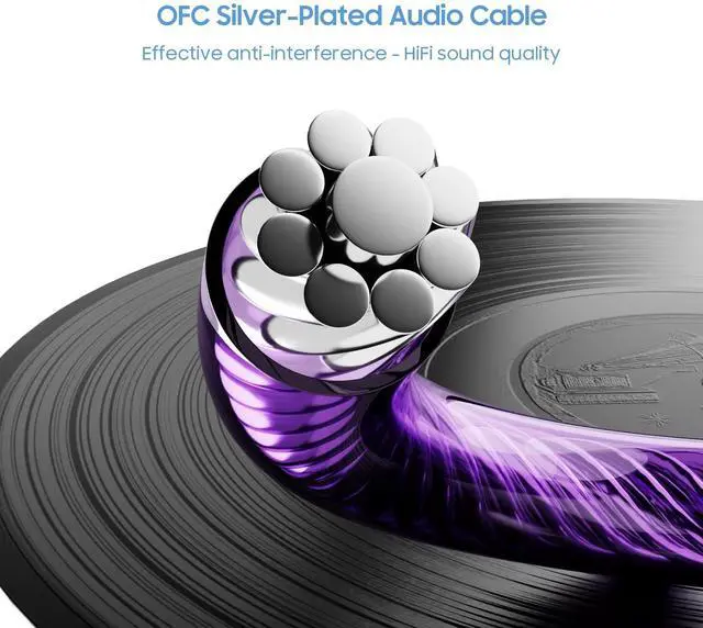 Alt view image 3 of 5 - BASN SC100 Silver Plated Earphone Cable, 150cm MMCX Detachable Cable for in-Ear Monitors - Designed for BASN Series IEMs Including Bsinger & Bmaster