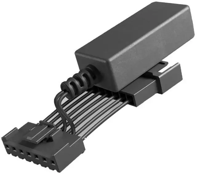 Alt view image 2 of 2 - OthoKing Dashcam Power Adapter (7-pin Type B) for Select Economy Mirrors. Compatible with Select Nissan, Mitsubishi, Toyota, & More. Connects to Rearview Mirror, Built-in USB Power Source