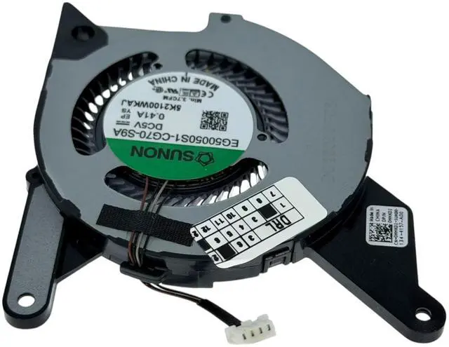 Alt view image 5 of 5 - CPU Cooling Fan for Dell Latitude 5410 (Integrated Graphics UMA), BAPA0606R5HY002, EG50050S1-CG70-S9A, HHKD2, 0HHKD2, 29MKF, 029MKF