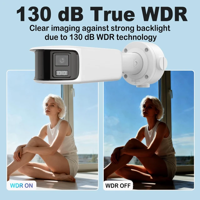 Alt view image 5 of 5 - 4K 8MP HIKVIS0N_Panoramic Color Vu Bullet IP Camera DS-2CD3T87G2P-LS(U)/SL