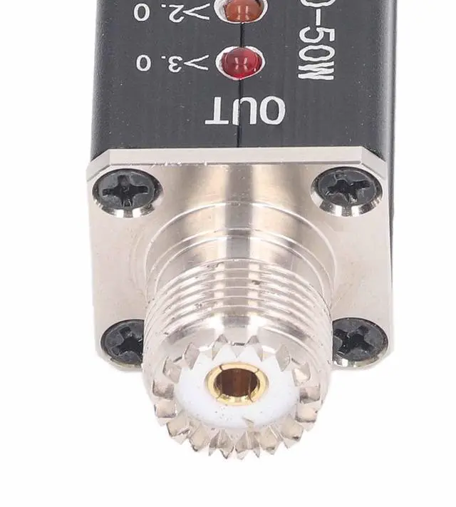 Alt view image 2 of 5 - StandingMeter 10-50W with LED Indicator Mini Shortwave SWR Meter for Radio