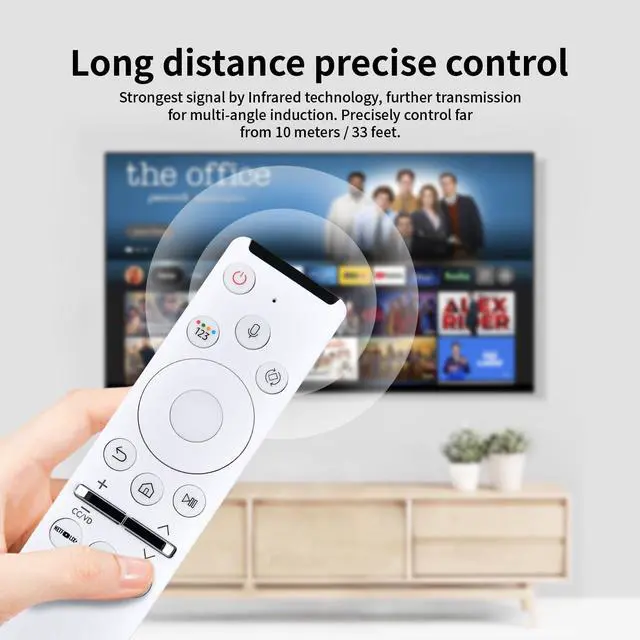 Alt view image 4 of 5 - SJUIF BN59-01330T Replacement Remote Control for Samsung The Sero QLED 4K Smart TVs RMCSPR1AP1 QN43LS05TAFXZA QN43LS01TAFXZA QN55LS01TAFXZA QN82Q800TAFXZA QN65Q80TAFXZA QN65Q800TAFXZA