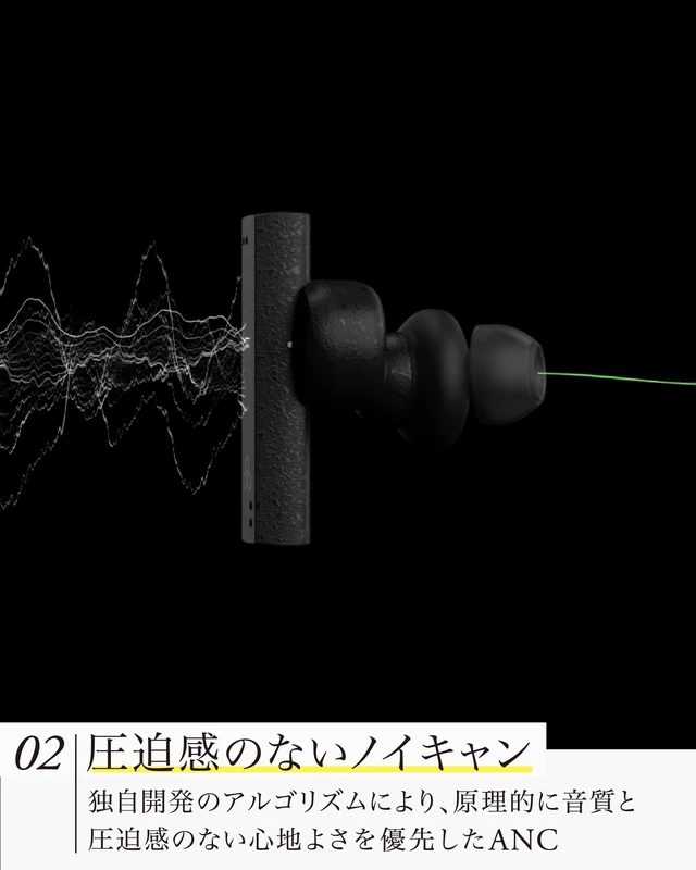 Alt view image 3 of 5 - Final ZE8000 MK2 Flagship TWS Empowered by 8K Sound/Bluetooth 5.2 / IPX4 Water Resistance/aptX Adaptive Supported/Snapdragon Sound Supported/Suitable for Music & Sport (Black)