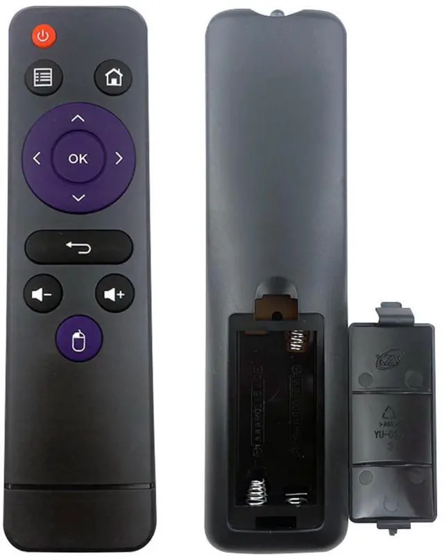 Alt view image 3 of 5 - Jussming Purple Infrared Remote Control Replacement for MXQ H96MAX X3 H96 Mini MX10 Pro MX1 HK1 RBox TV Box ^^ Long Range Fast Response