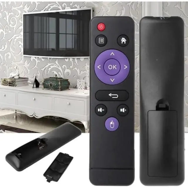 Alt view image 5 of 5 - Jussming Purple Infrared Remote Control Replacement for MXQ H96MAX X3 H96 Mini MX10 Pro MX1 HK1 RBox TV Box ^^ Long Range Fast Response