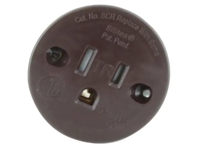 Alt view image 5 of 5 - Sillites SCRBR Tamper-Resistant Self-Contained Receptacle 15 Amp 120 Volt Brown