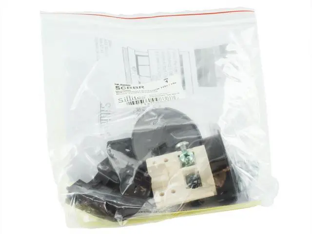 Alt view image 3 of 5 - Sillites SCRBR Tamper-Resistant Self-Contained Receptacle 15 Amp 120 Volt Brown