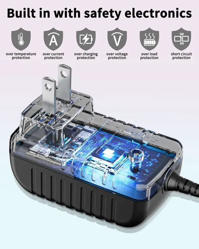 Alt view image 3 of 4 - AC Adapter Charger Compatible with FANTTIK C100 PRO Kids Electric Scooter