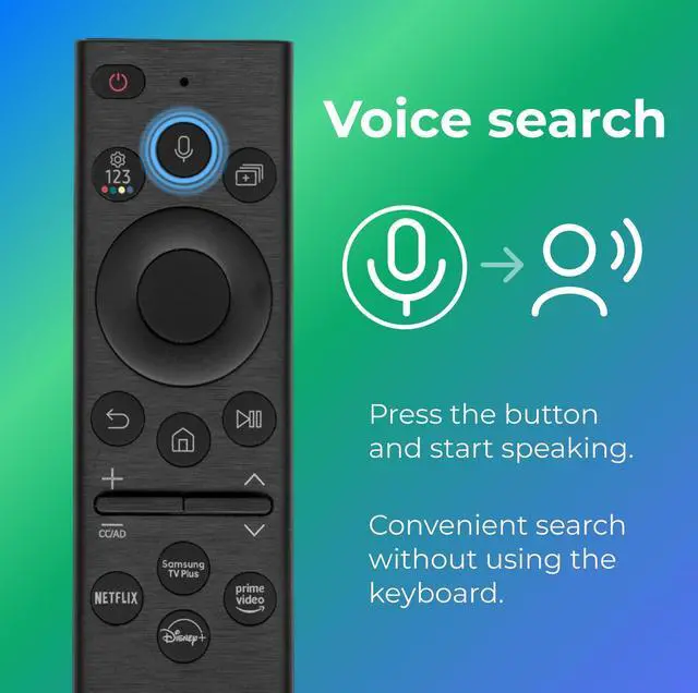 Alt view image 5 of 5 - Voice Remote Control OXOJET BN59-01385A Replacement for Original Remote, Compatible with Samsung Smart TV