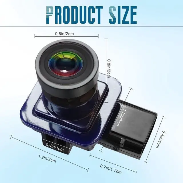 Alt view image 2 of 5 - Rear View Backup Camera Parking Assist Replacement for Ford Escape 2014-2016 Camera Replace# GJ5T19G490AD GJ5T-19G490-AB EJ5Z-19G490-A