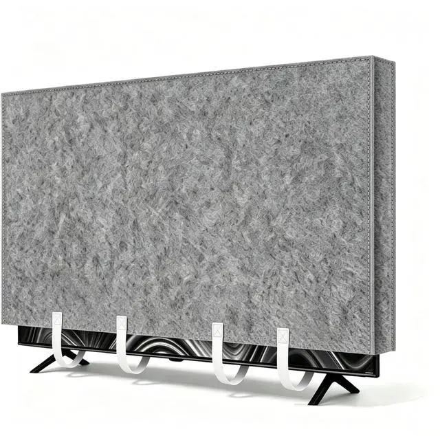 Main image of NITIIKA Upgrade Felt TV Cover for 50"-55" Screens, Anti-Static & Dustproof, Tear & Scratch Resistant, Reusable TV Protector with Straps for Moving, Painting, Renovation,Storage