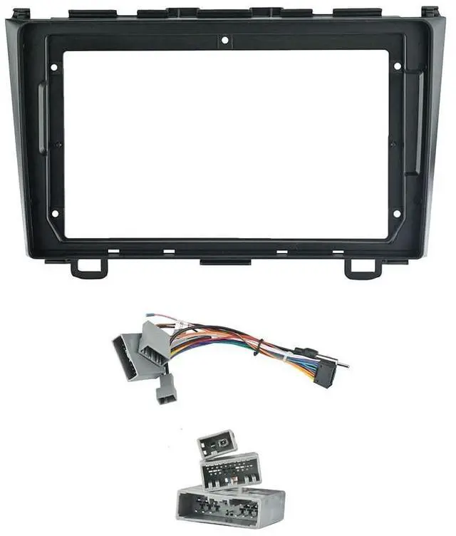 Main image of Fits for Honda CRV 2007-2012 Car Radio Stereo Fascia Frame Double DIN 9 inch Dash Installation Mounting Kit
