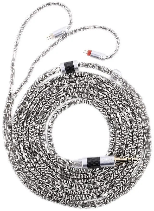 Main image of Linsoul Tripowin Zonie IEM Cable, 2m Long Earbud Cord, 16 Core Silver Plated Earphone Cable, in Ear Monitor Wire for Audiophile Musician (2Pin)