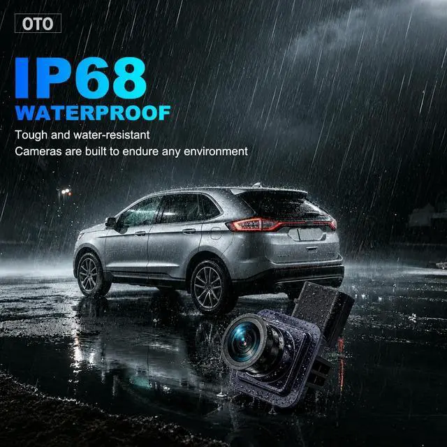 Alt view image 5 of 5 - OTO-K Rear View Park Assist Backup Camera Replacement Compatible with Edge 2011-2015, MKX 2011-2013 Replaces# BT4Z-19G490-B