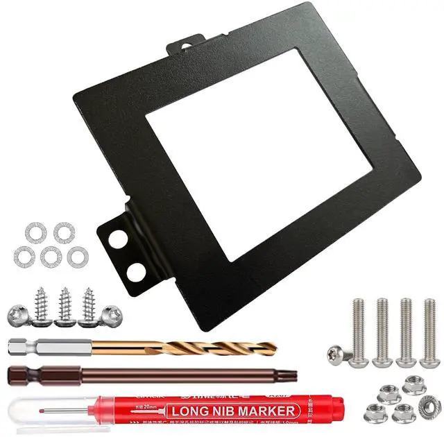 Main image of Radar Sensor Protector Cover Compatible with Honda Accord 2023-2025, Anti-Theft Steel Bracket with Security Screws, Prevents Front Radar Distance Sensor Theft, Easy Installation Kit Included (Black)