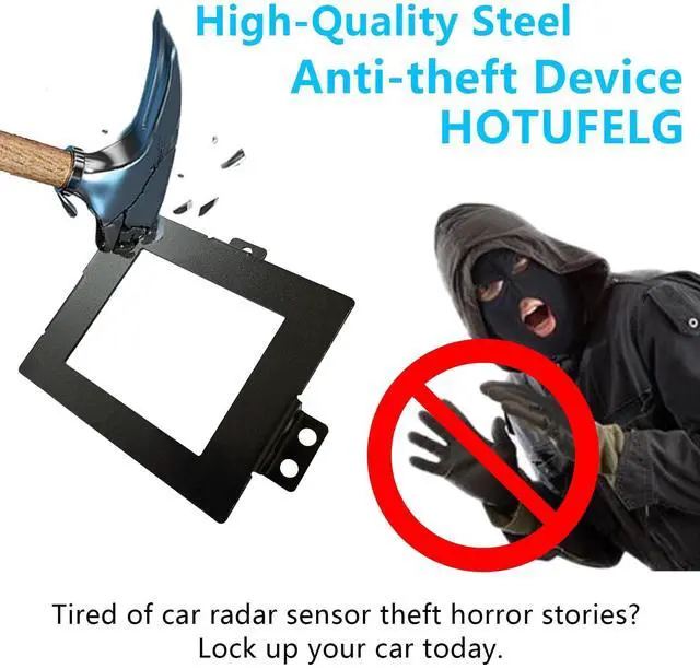 Alt view image 5 of 5 - Radar Sensor Protector Cover Compatible with Honda Accord 2023-2025, Anti-Theft Steel Bracket with Security Screws, Prevents Front Radar Distance Sensor Theft, Easy Installation Kit Included (Black)