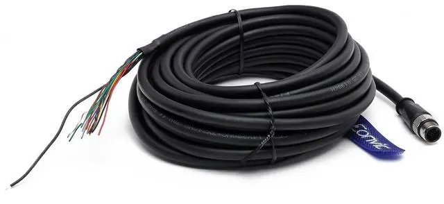 Alt view image 3 of 5 - Eonvic M12 Cable 17 Pin Male A Code Waterproof Sensor Cable Aviation Plug Shielded Injection Moulding Industrial Electrical PVC 10m