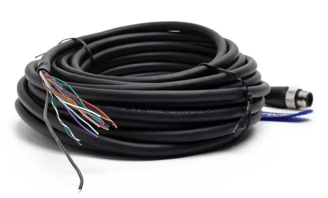 Alt view image 5 of 5 - Eonvic M12 Cable 17 Pin Male A Code Waterproof Sensor Cable Aviation Plug Shielded Injection Moulding Industrial Electrical PVC 10m