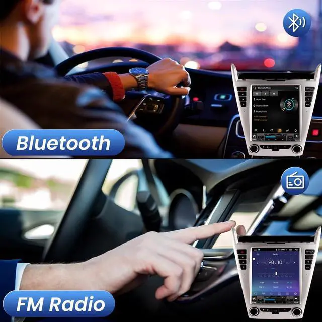 Alt view image 5 of 5 - QLED 8-Core CPU Radio Upgrade for Chevy Chevrolet Equinox 1LT 2LT LTZ 2010 2011 2012 2013 2014 2015,IPS Touch Screen,CarPlay Android Auto Ready
