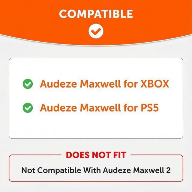 Alt view image 2 of 5 - WC Mod Kit V2 for Maxwell Gen 1 Cooling Gel Earpads + Extra Wide Silicone Headband Compatible with Audeze Maxwell Xbox & PS5 Gen 1 by Wicked Cushions ^^ Enhanced Comfort & Cooling ^^ 90's Black