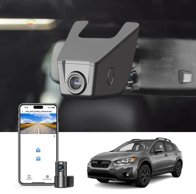 Main image of 4K Front & 2K Rear 2 Channel HDR Dash Cam, Dual STARVIS 2 IMX678 IMX675, Custom Fit for Subaru Crosstrek 2018-2023 (Model A),Base Limited Premium Sport etc, 5GHz WiFi, GPS, 128GB Card