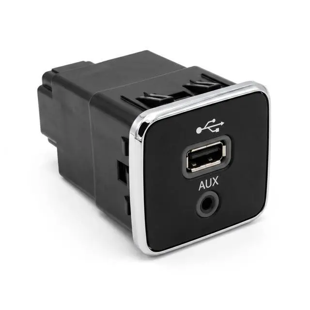 Main image of Gearnity 5xg28dx9ad USB Port Socket AUX Replacement Fit for Jeep Cherokee Compass for Dodge Mopar Front Center Console Charging Auxiliary 53223309 60927870 5XG28DX8AA 53224228 5XG28DX9AD