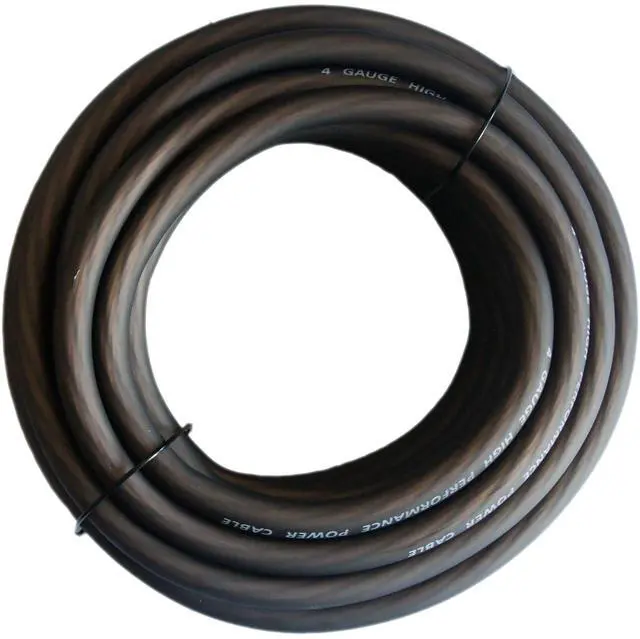 Alt view image 2 of 5 - RD True 4 Gauge AWG CCA 25ft Orange Power Wire and 25ft Black Ground Soft Touch Cable Battery Cable, Home Speaker Stereo System, Automotive Use