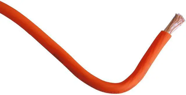 Alt view image 5 of 5 - RD True 4 Gauge AWG CCA 25ft Orange Power Wire and 25ft Black Ground Soft Touch Cable Battery Cable, Home Speaker Stereo System, Automotive Use